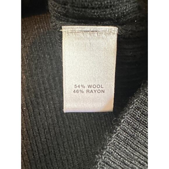 Women’s St John Wool Blend Tank Top Navy Blue Size M - Picture 3 of 3